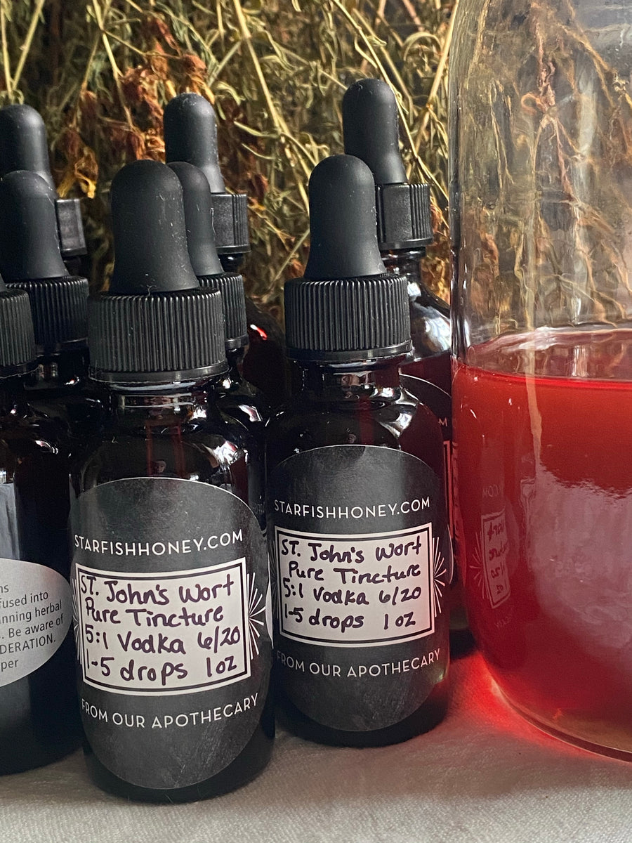 St. John’s Wort Pure Tincture – Starfish Honey