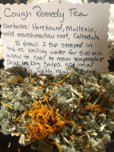 Cough Remedy Tea (Horehound, Calendula, Mullein & Marshmallow Root)